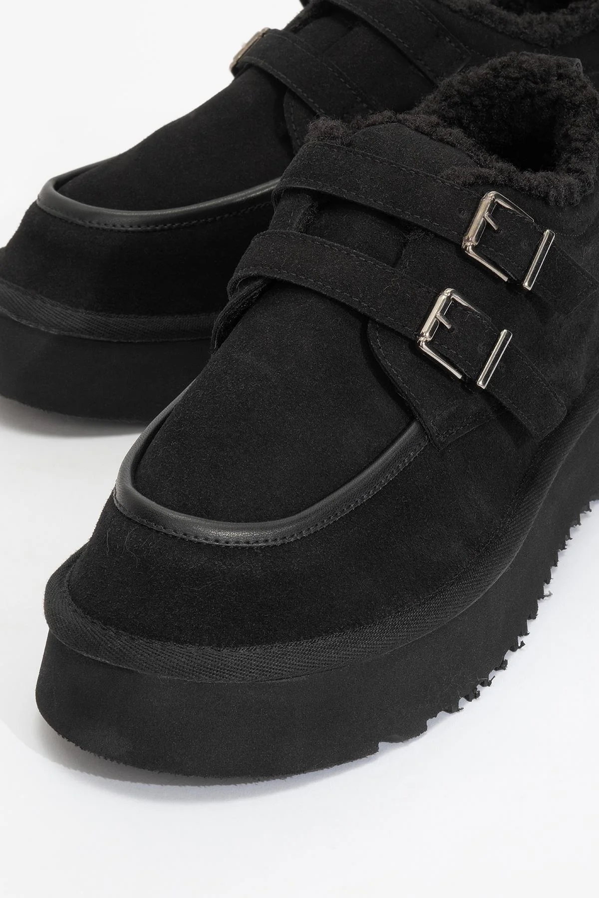 Assos - Black Suede Short Ankle Boot (Women) - Image 3