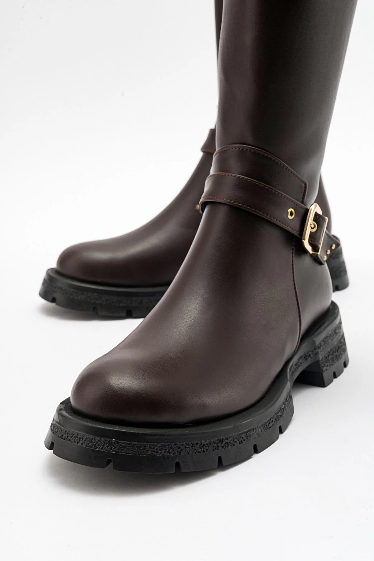 Covela - Cognac Knee-High Boot (Women) - Image 3