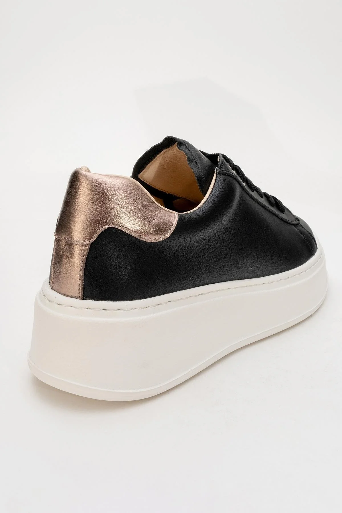Gueno - Black Genuine Leather Sneaker (Women) - Image 4
