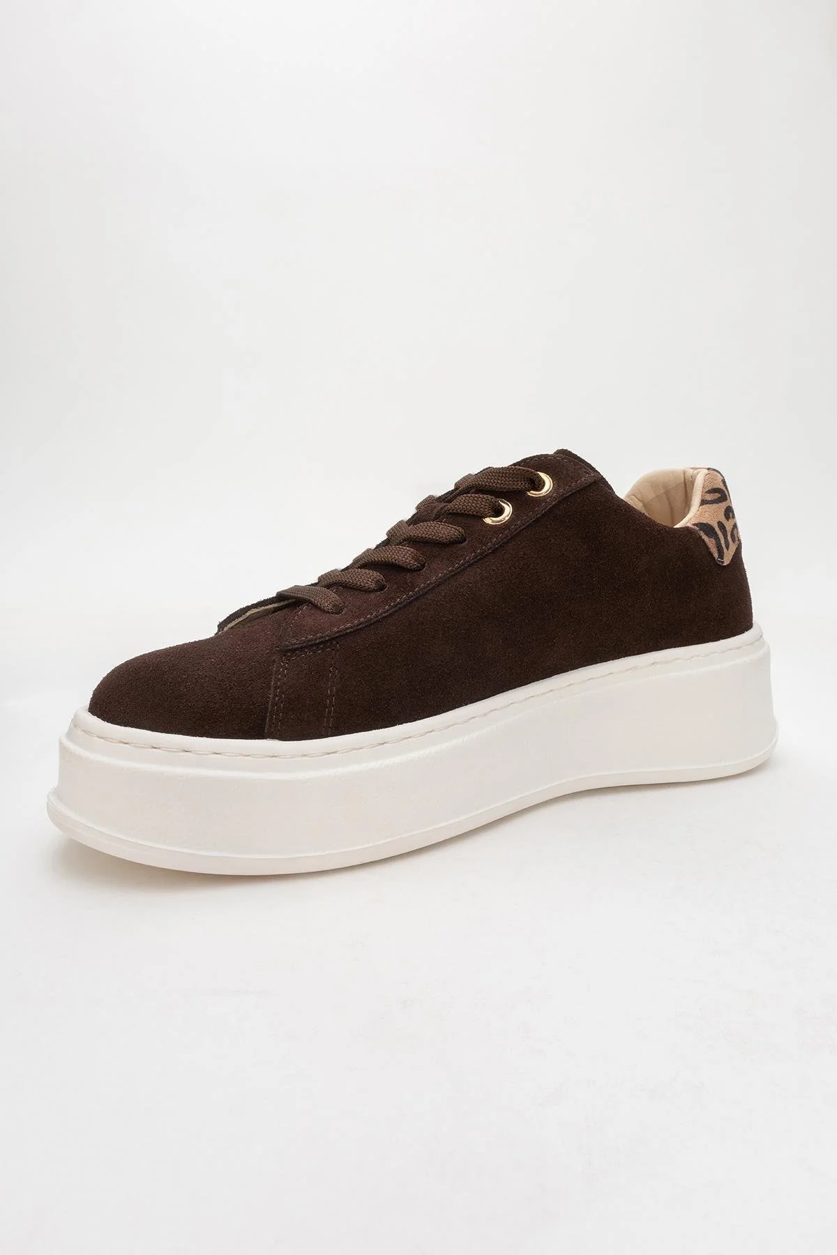 Gueno - Brown Genuine Leather Sneaker (Women) - Image 3