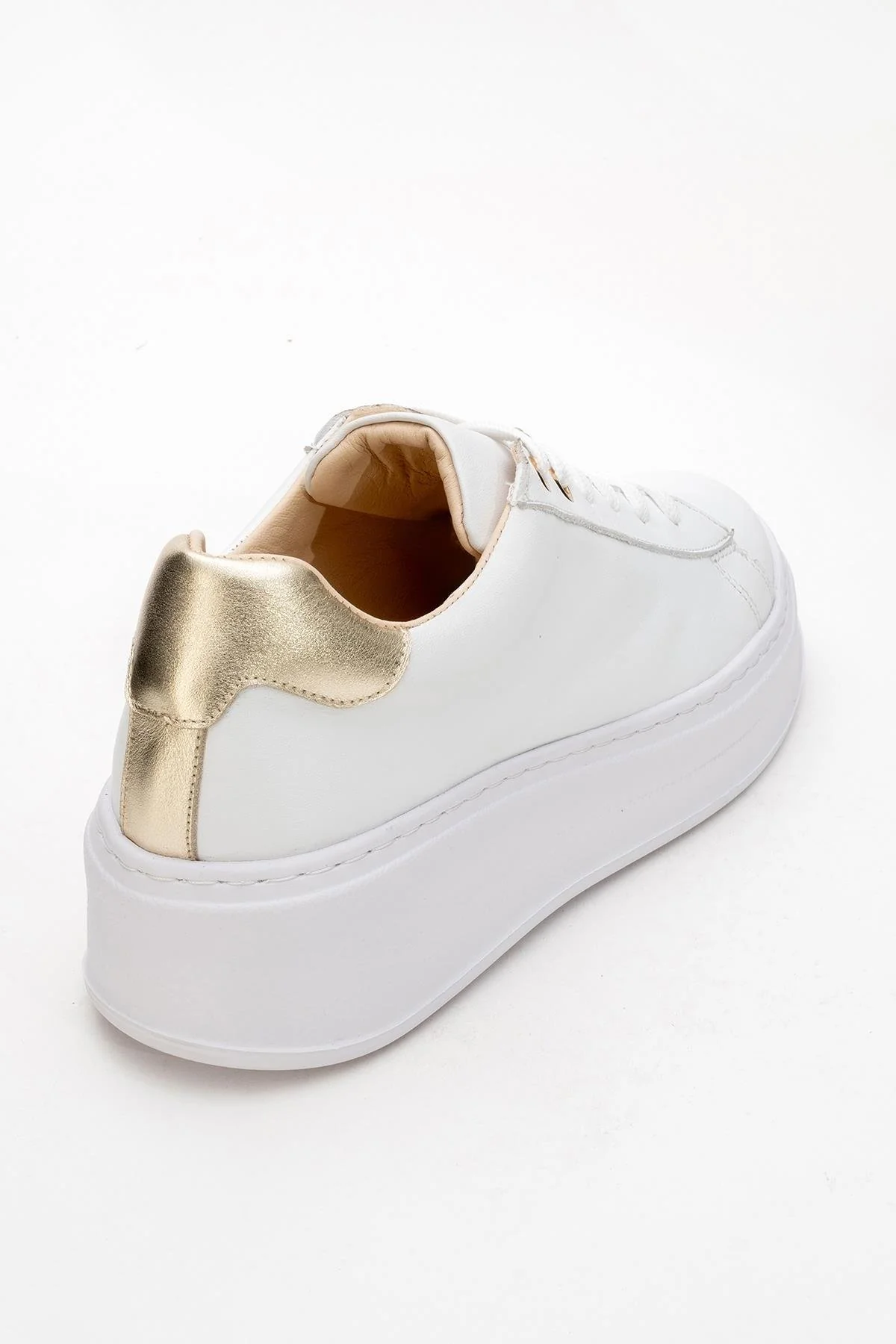 Gueno - White Genuine Leather Sneaker (Women) - Image 4