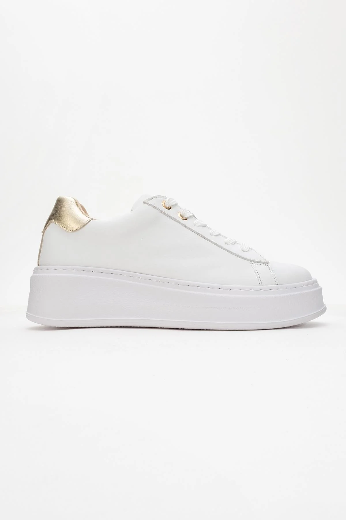 Gueno - White Genuine Leather Sneaker (Women) - Image 5
