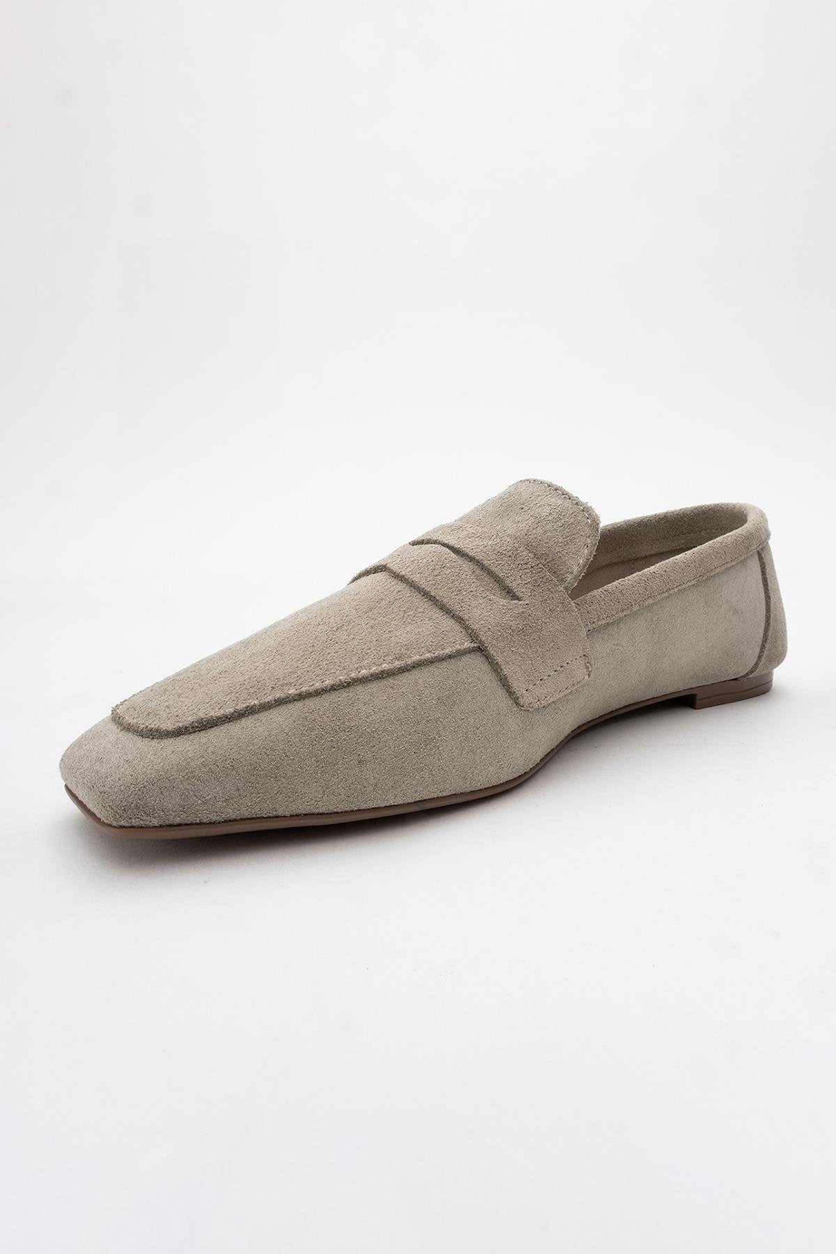 Morne - Beige Suede Leather Loafers - Image 5