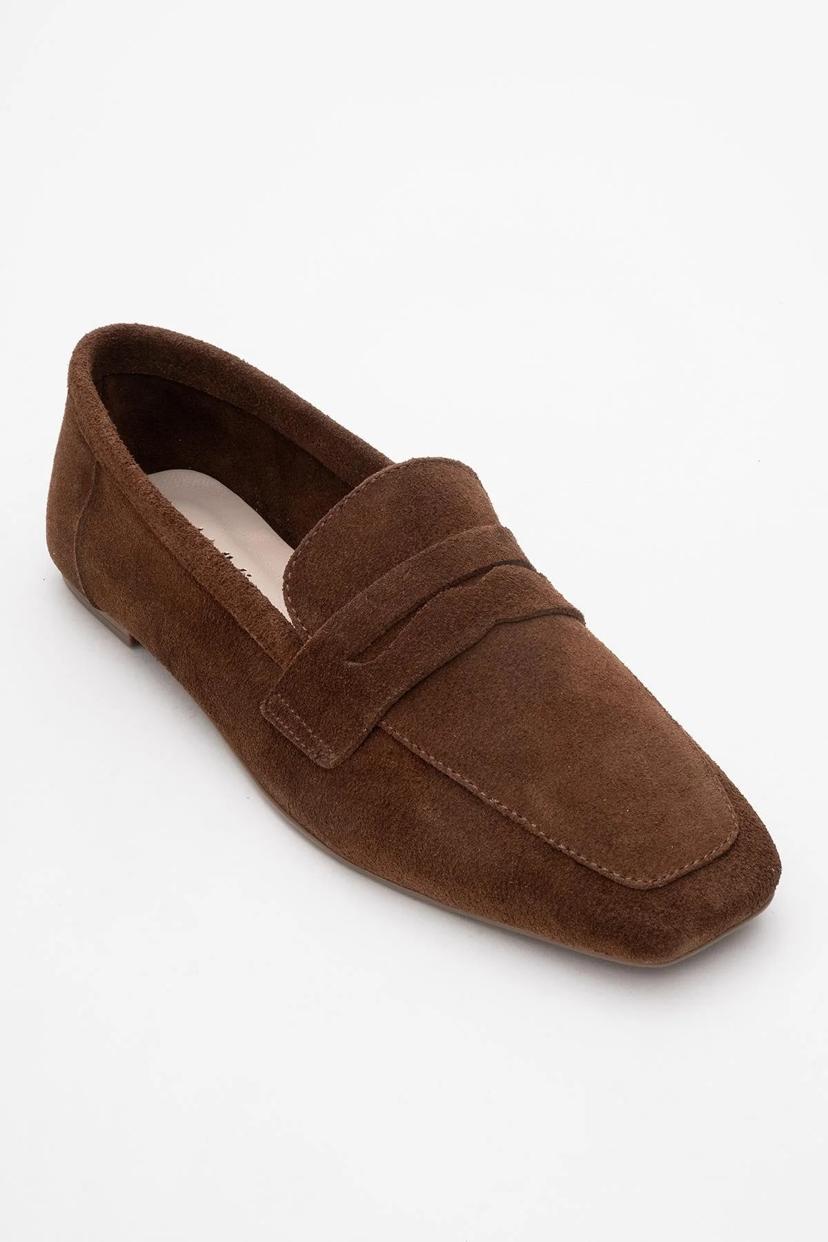 Morne - Brown Suede Leather Loafers (Women) - Image 3