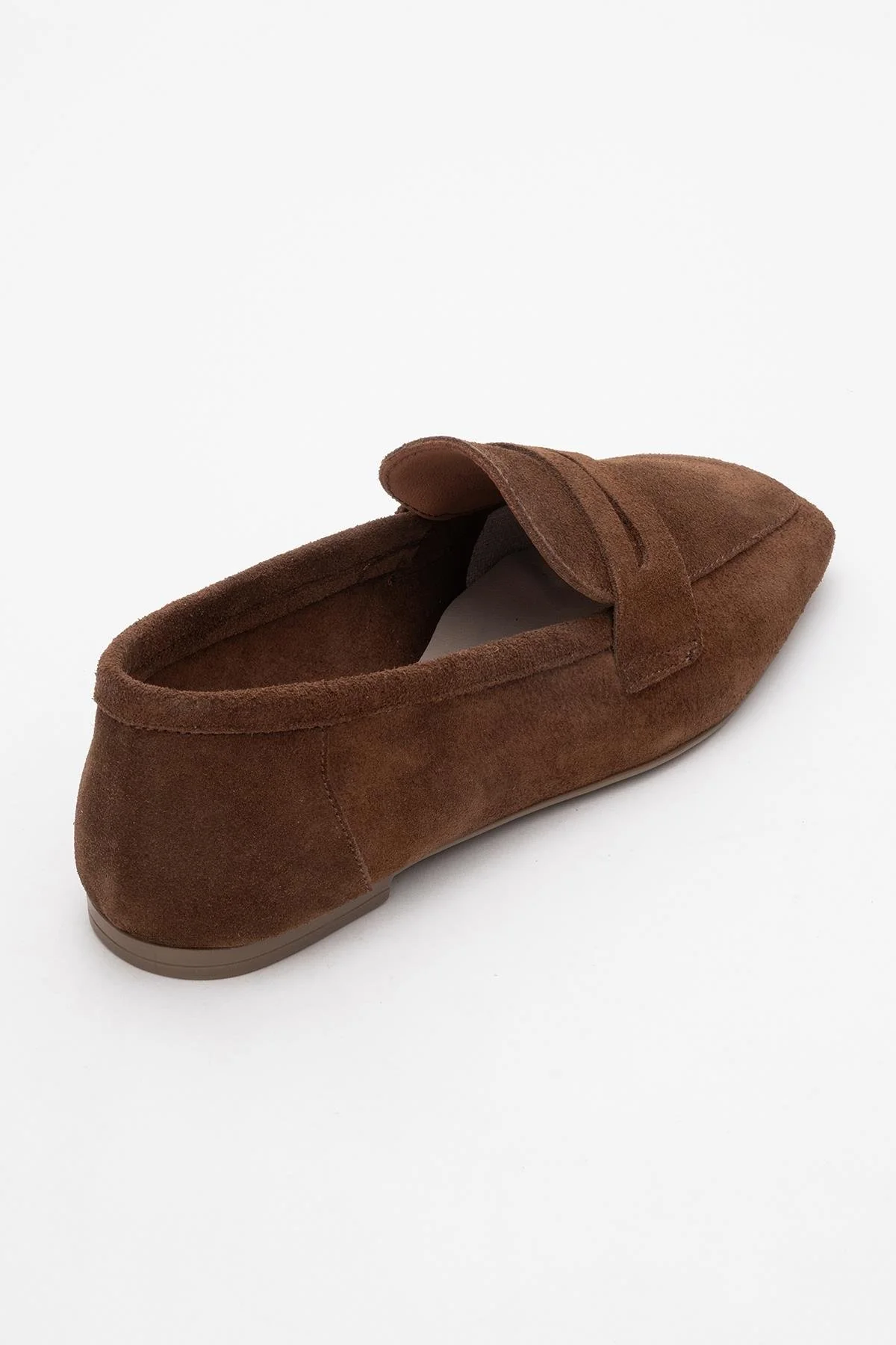 Morne - Brown Suede Leather Loafers (Women) - Image 5