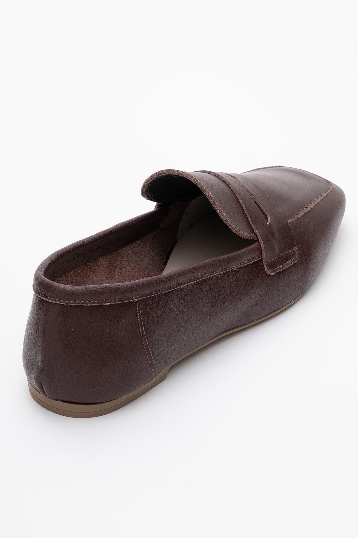 Morne - Dark Brown Leather Loafers (Women) - Image 5