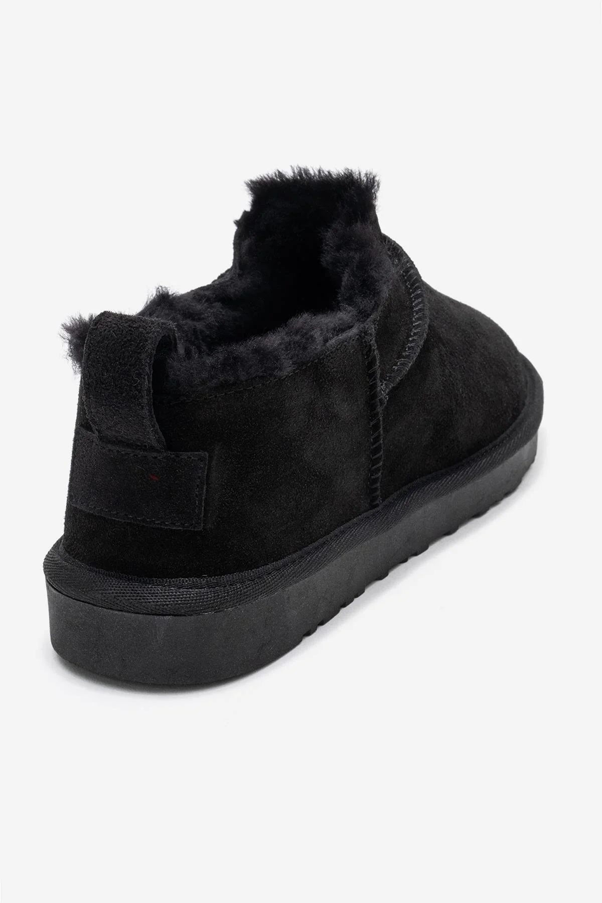 Yukon - Black Suede Genuine Leather Ankle Boot (Women) - Image 5