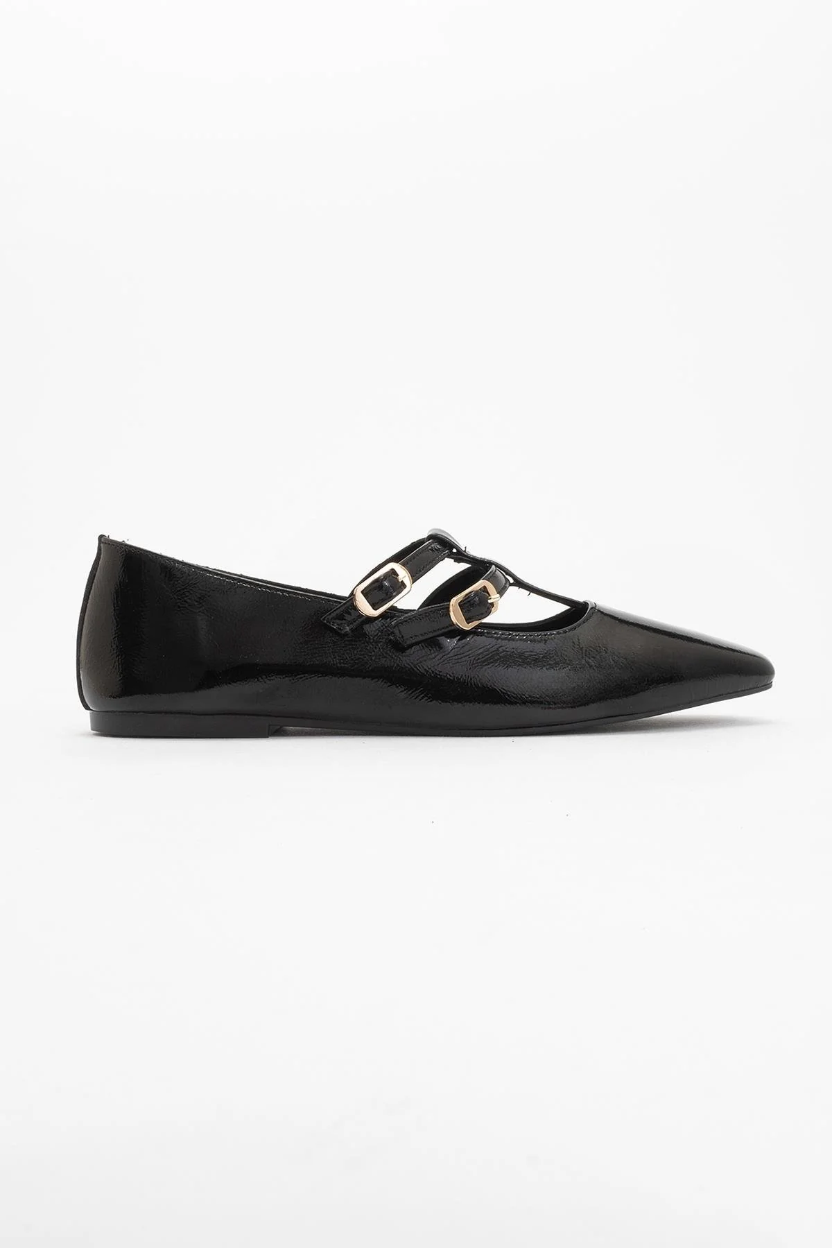 Starling - Black Patent Leather Mary Jane Flats (Women) - Image 5