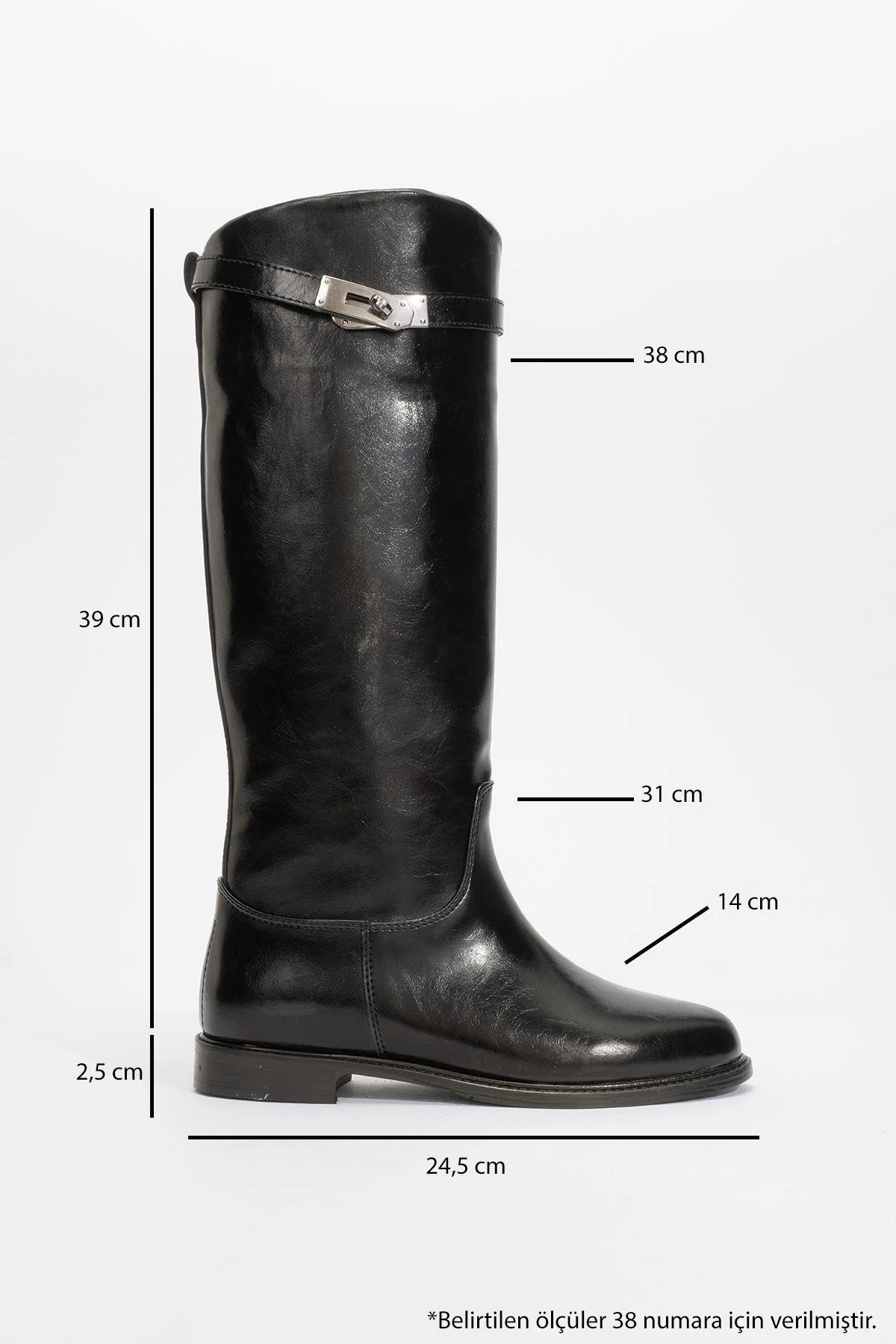 Yoko Black Riding Boot (Women) - Image 5